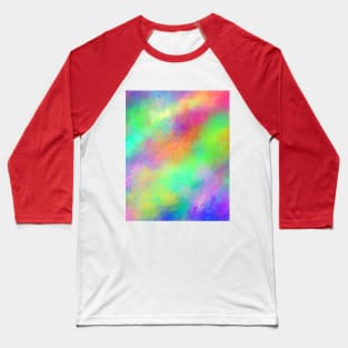 Rainbow Candy Wispy Sky Baseball T-Shirt